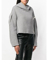 Sweat à capuche gris Y-3