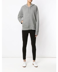 Sweat à capuche gris OSKLEN