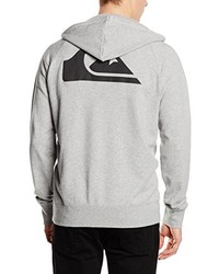 Sweat à capuche gris Quiksilver