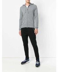 Sweat à capuche gris Falke