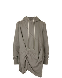 Sweat à capuche gris Rick Owens DRKSHDW