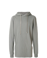 Sweat à capuche gris Rick Owens DRKSHDW