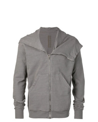 Sweat à capuche gris Rick Owens DRKSHDW