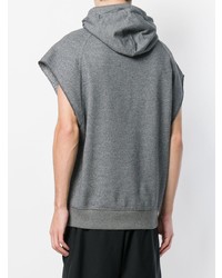 Sweat à capuche gris Oamc