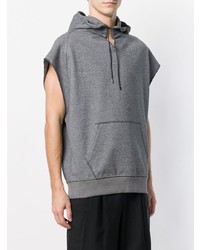 Sweat à capuche gris Oamc