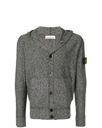 Sweat à capuche gris Stone Island