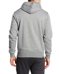 Sweat à capuche gris