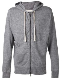 Sweat à capuche gris