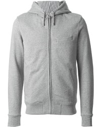 Sweat à capuche gris