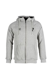 Sweat à capuche gris