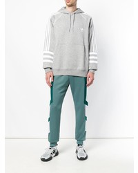 Sweat à capuche gris adidas