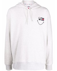 Sweat à capuche gris Tommy Jeans