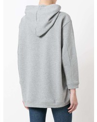 Sweat à capuche gris Chiara Ferragni