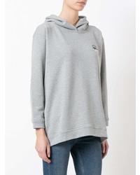 Sweat à capuche gris Chiara Ferragni