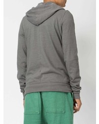 Sweat à capuche gris Rick Owens DRKSHDW