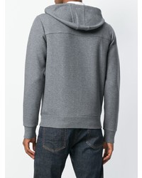 Sweat à capuche gris Woolrich