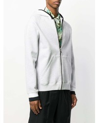 Sweat à capuche gris MSGM