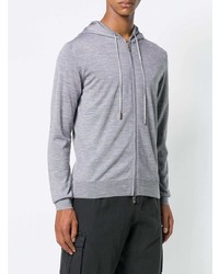 Sweat à capuche gris Eleventy