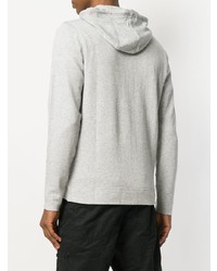 Sweat à capuche gris Napapijri