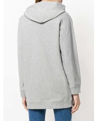 Sweat à capuche gris Dondup