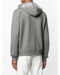 Sweat à capuche gris Kenzo