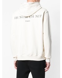 Sweat à capuche imprimé beige Ih Nom Uh Nit