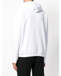 Sweat à capuche imprimé blanc et noir McQ Alexander McQueen