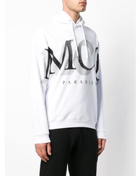 Sweat à capuche imprimé blanc et noir McQ Alexander McQueen