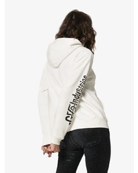Sweat à capuche imprimé blanc et noir Givenchy
