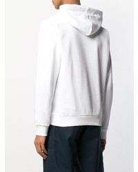 Sweat à capuche imprimé blanc Kenzo