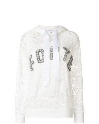 Sweat à capuche imprimé blanc Forte Dei Marmi Couture