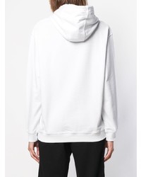 Sweat à capuche imprimé blanc McQ Alexander McQueen