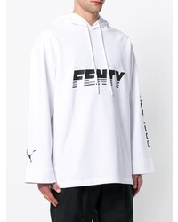 Sweat à capuche imprimé blanc Fenty X Puma