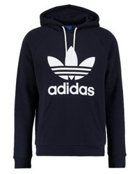 Sweat à capuche imprimé bleu marine adidas