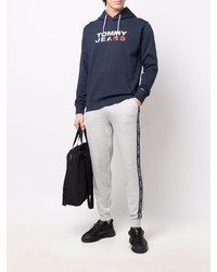 Sweat à capuche imprimé bleu marine Tommy Jeans