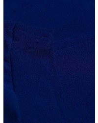 Sweat à capuche imprimé bleu marine Maison Margiela