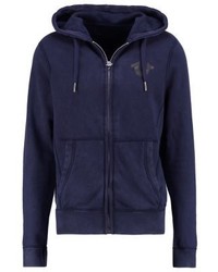 Sweat à capuche imprimé bleu marine True Religion