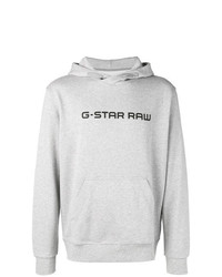 Sweat à capuche imprimé gris G-Star Raw Research