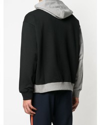 Sweat à capuche imprimé gris Kenzo