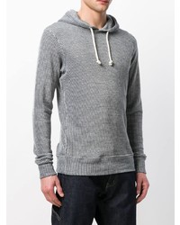 Sweat à capuche imprimé gris Junya Watanabe MAN