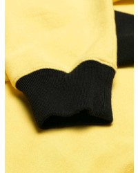 Sweat à capuche imprimé jaune Off-White