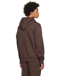 Sweat à capuche imprimé marron adidas x Humanrace by Pharrell Williams