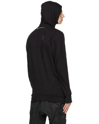 Sweat à capuche imprimé noir et blanc 11 By Boris Bidjan Saberi