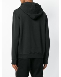 Sweat à capuche imprimé noir et blanc DSQUARED2