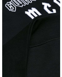 Sweat à capuche imprimé noir et blanc McQ Alexander McQueen