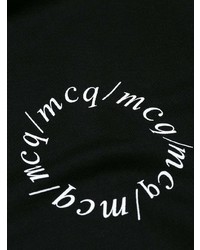 Sweat à capuche imprimé noir et blanc McQ Alexander McQueen