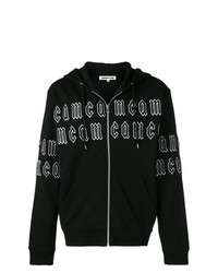 Sweat à capuche imprimé noir et blanc McQ Alexander McQueen