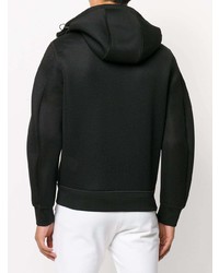 Sweat à capuche imprimé noir et blanc DSQUARED2