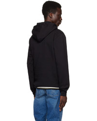 Sweat à capuche imprimé noir Ps By Paul Smith