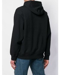 Sweat à capuche imprimé noir Kenzo